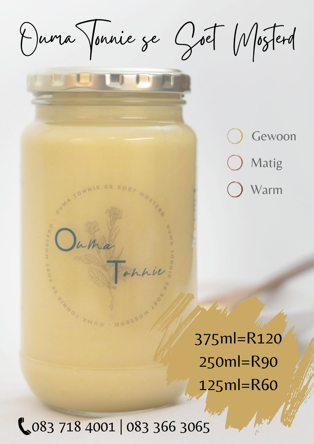 Ouma Tonnie se Soet Mosterd