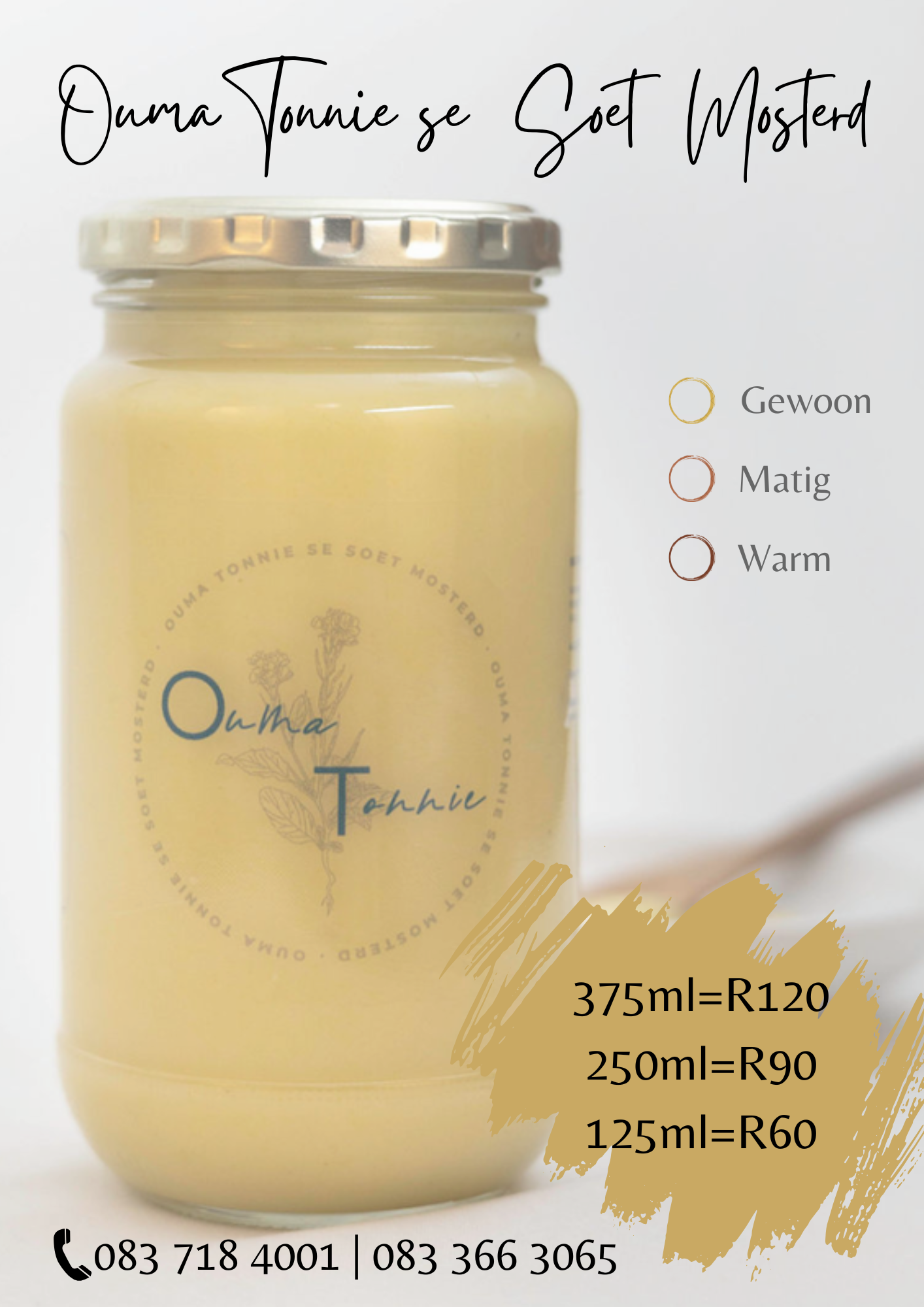 Ouma Tonnie se Soet Mosterd